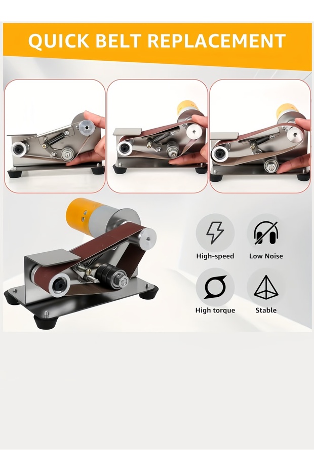 Electric Sharpener with 7-Speed, Tool Sharpening System- Polishing, Buffing & Rust Removal Function - 6