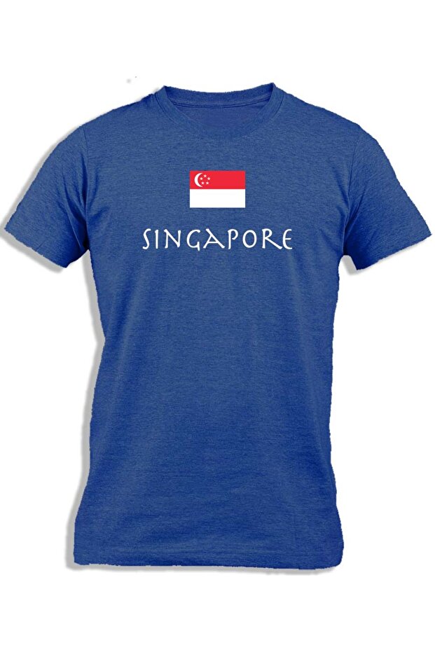 SINGAPORE WITH FLAG