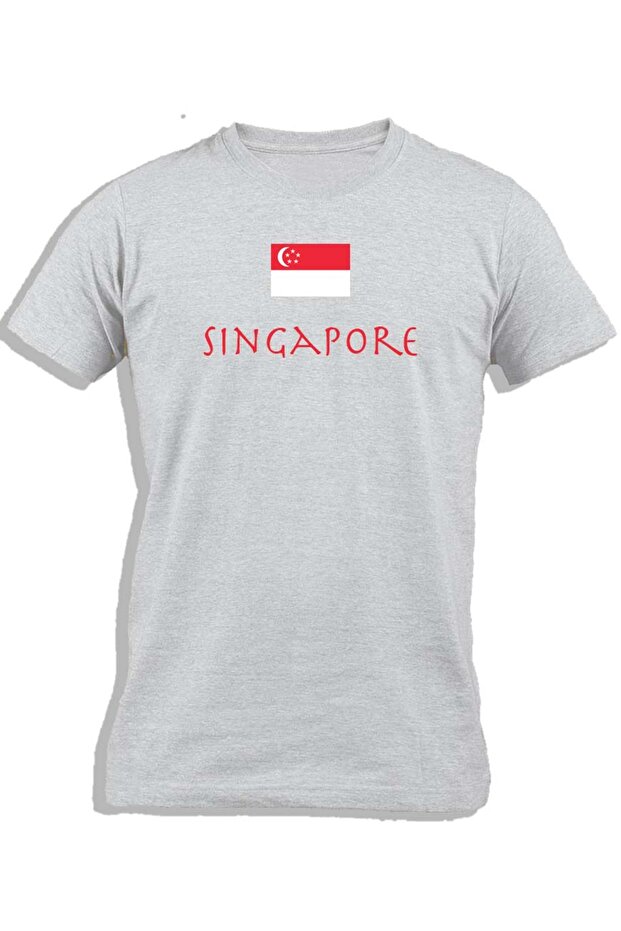 SINGAPORE WITH FLAG
