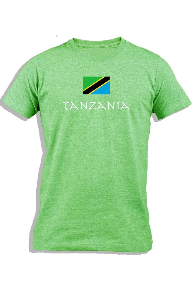 TANZANIA WITH FLAG