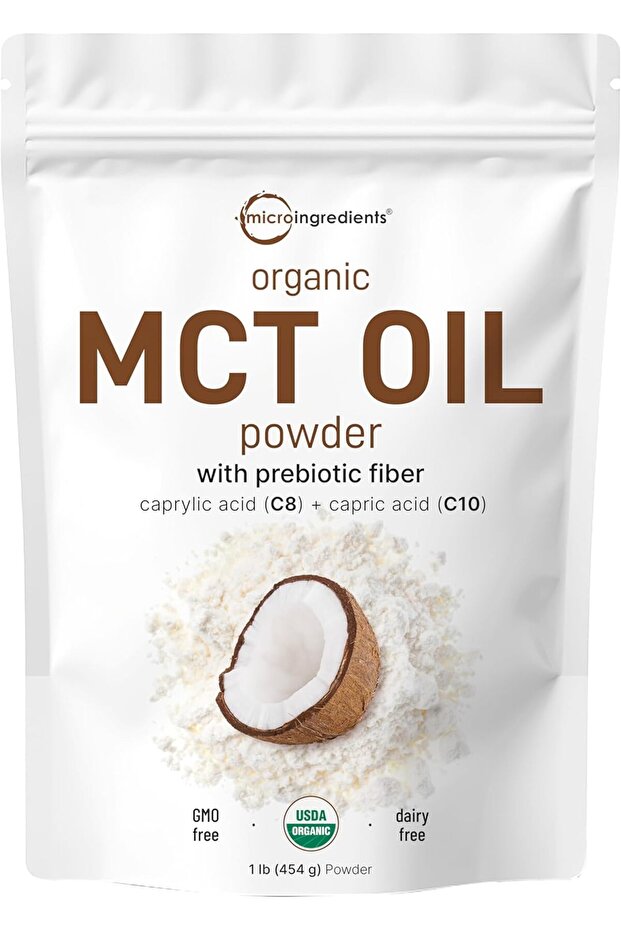Organic MCT Oil Powder,1lbs (454g)