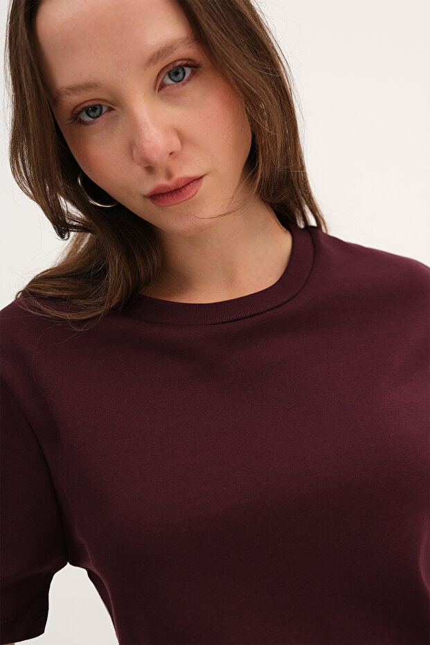 Basic T-shirt P17867-İ9 - 4