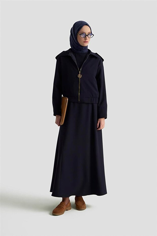 Elbise 25KT906 LACİVERT - 1