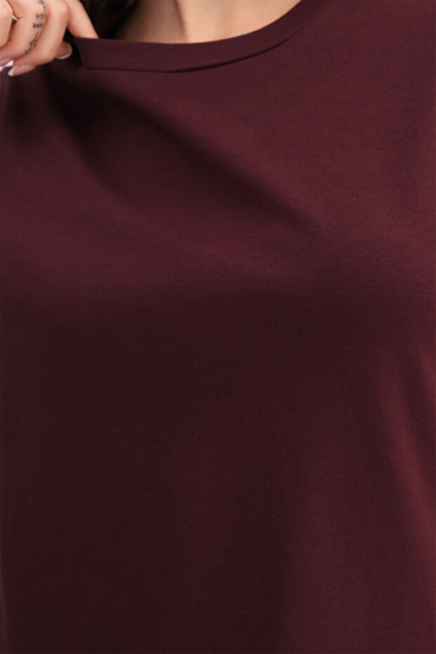 Basic T-shirt P17867-İ9 - 3