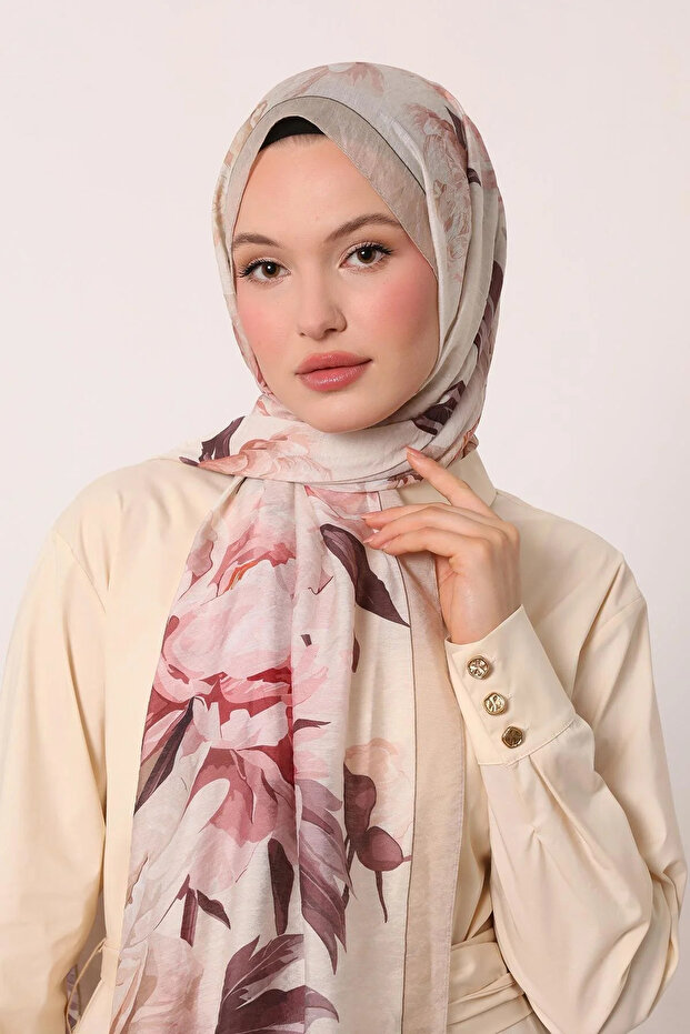 Flower Garden Pattern Special Design Summer Shawl