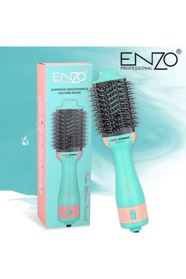 ENZO EN-4134 3-in-1 Electric Hair Styling Comb–Italian Brand