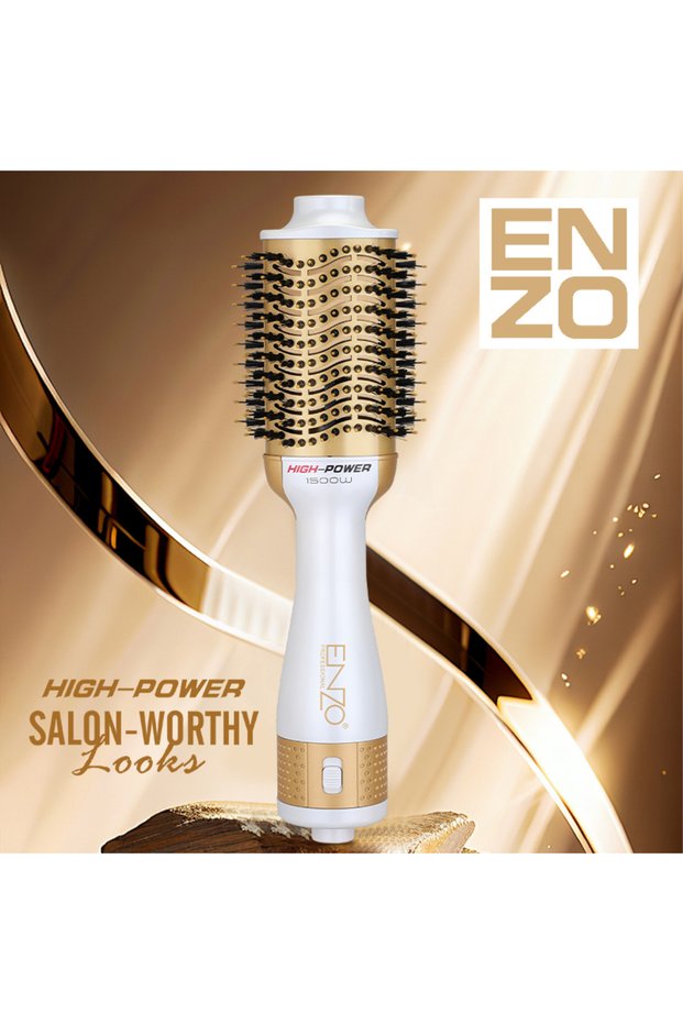ENZO EN-4134 3-in-1 Electric Hair Styling Comb–Italian Brand