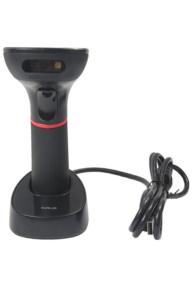 Xl-9610 2D Qr Code Wireless USB Barcode Scanner + Cradle - 2
