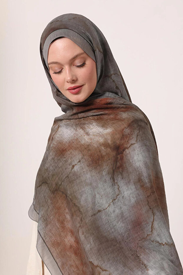 Color Gradient Special Design Tie-Dye Pattern Summer Shawl