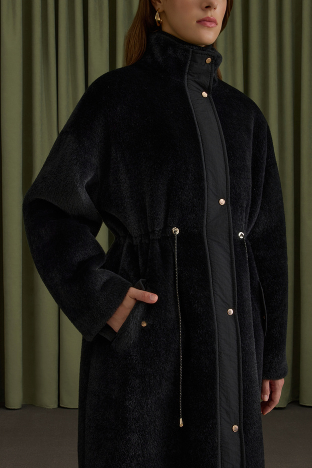 Quilted Fur Coat - 4