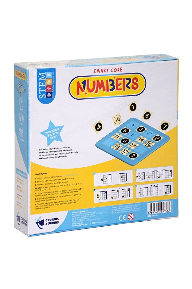 ZMK-1739 Numbers Smart Code Numbers -Friendly - 3