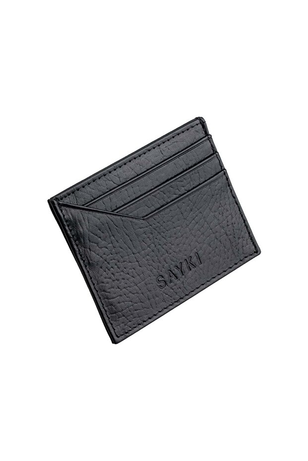 Siyah 100% Deri Cüzdan - 1