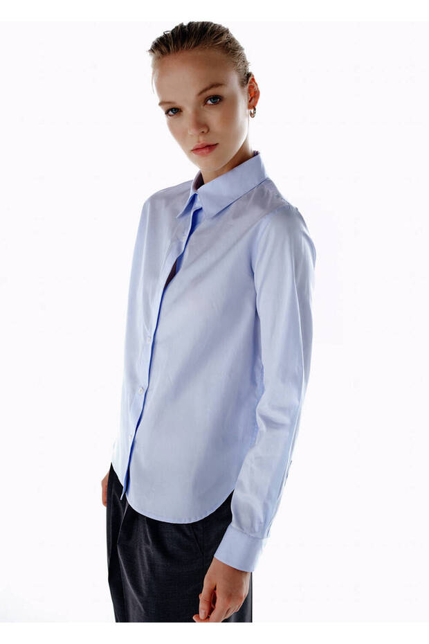 Mavi Regular Fit Gömlek - 4