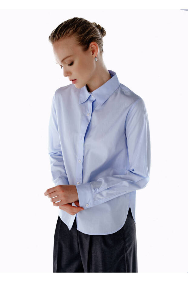 Mavi Regular Fit Gömlek - 3