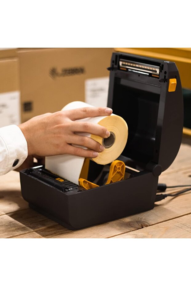 Zebra Direct Thermal Printer ZD230-4 Inch Desktop Printer - USB and Ethernet Connectivity - 4