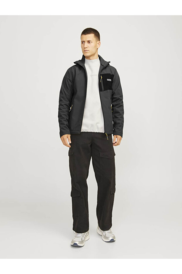 JJTAYLOR SOFTSHELL JACKET Asphalt - 6
