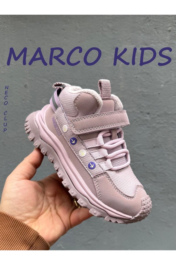 Children's Winter Fleece-Lined Half-Shoe, Comfort Insole, Imported Product