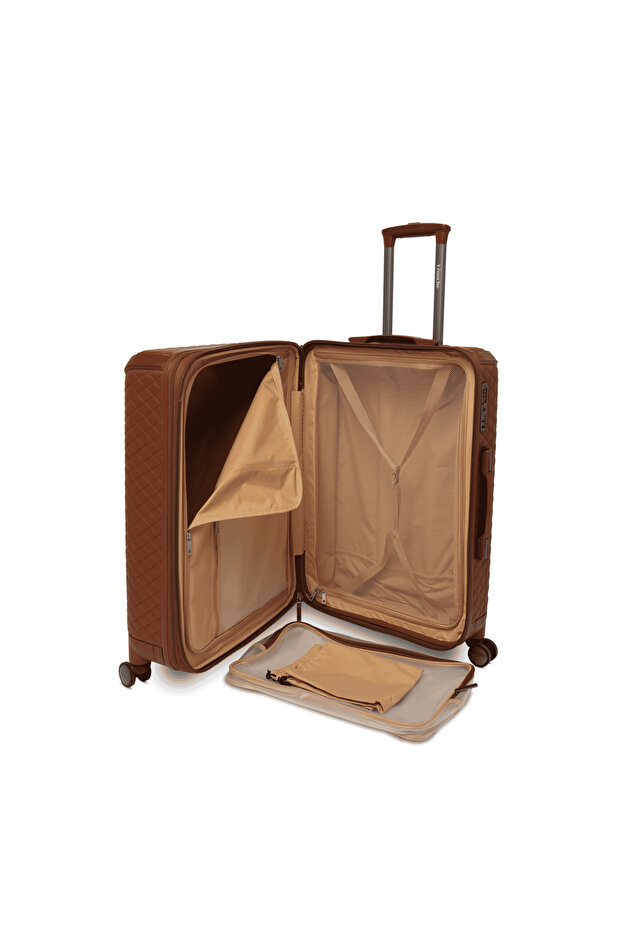 Large brown leather bag - 4