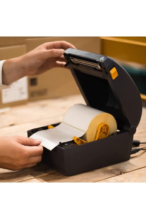 Zebra Direct Thermal Printer ZD230-4 Inch Desktop Printer - USB and Ethernet Connectivity - 5