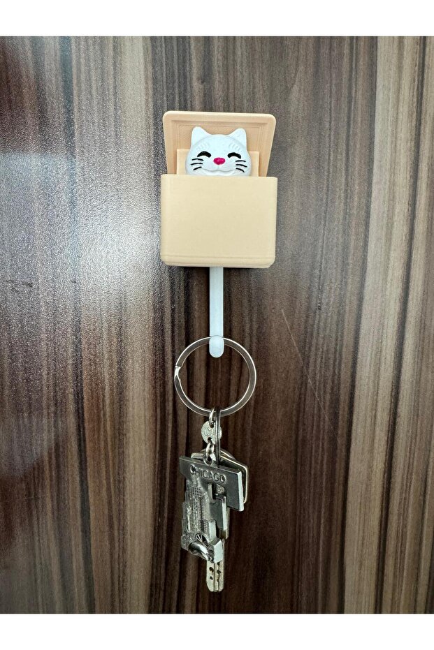Sevimli Kedi Anahtar Askısı - 1