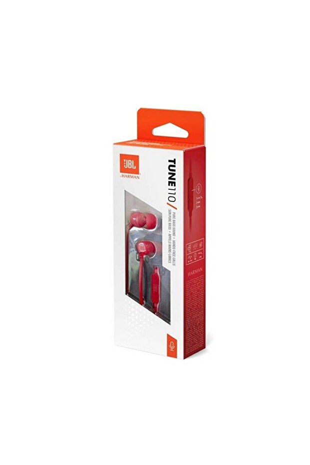 Tune T110 Wired In -Ear Headphones Red