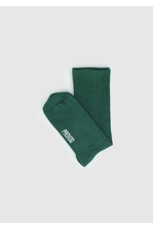 Зелени чорапи Зелени дълги чорапи - 3