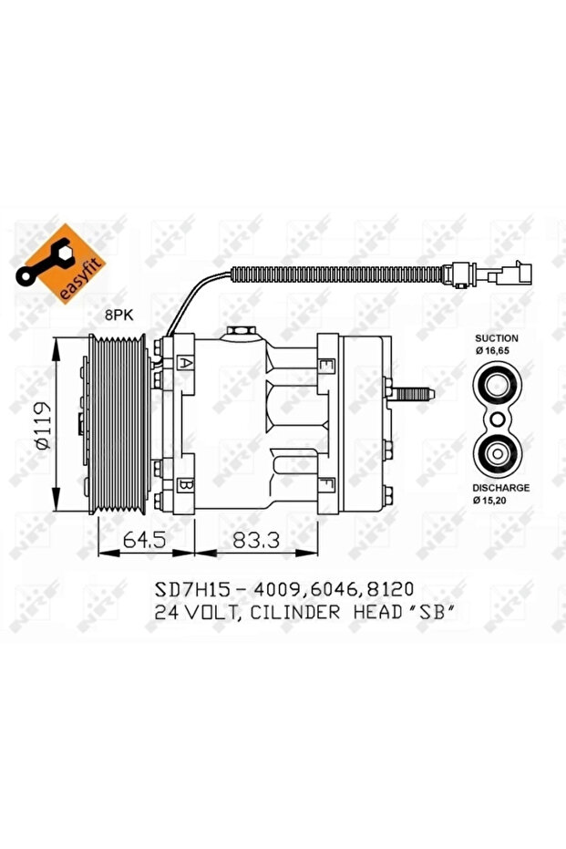 Compresor Climatizare Daf Cf/Lf - 7