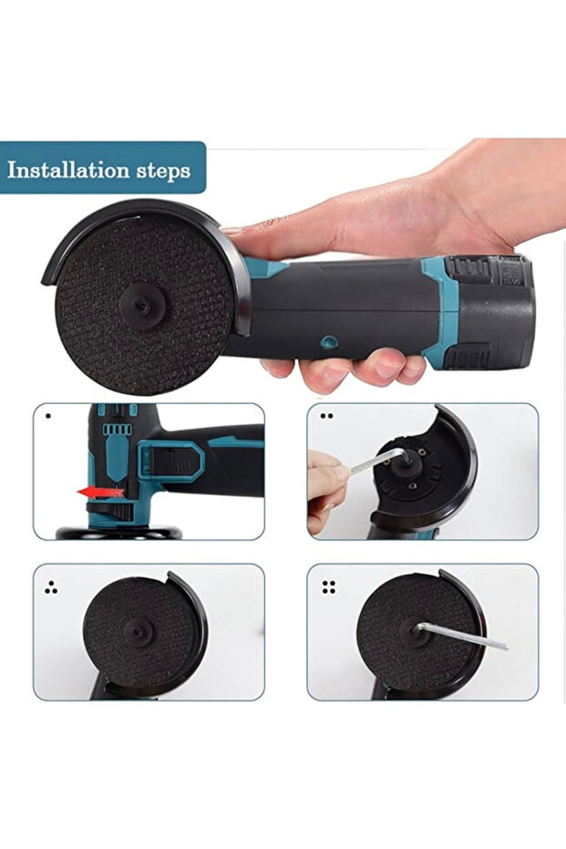 Mini portable cordless angular grinder - 2