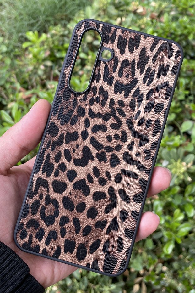 Samsung Galaxy S25 Plus Case Leopard Pattern Velvet Inside Cover