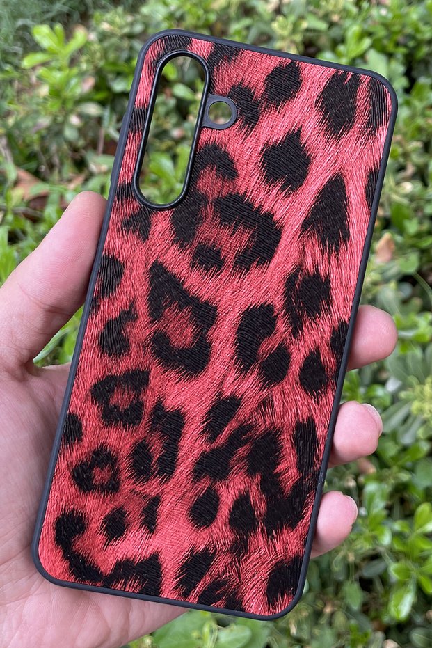 Samsung Galaxy S25 Plus Case Leopard Pattern Velvet Inside Cover