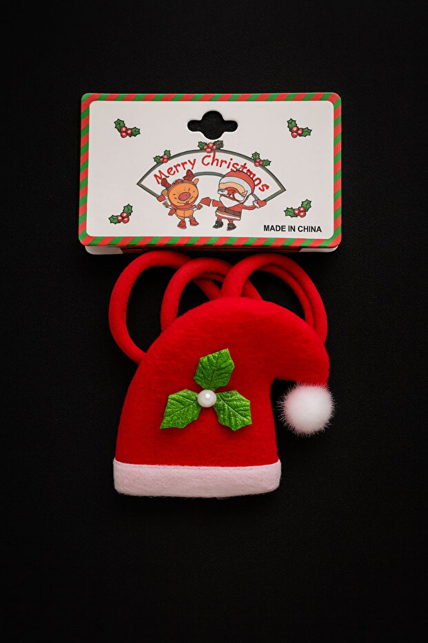 Women's New Year's Hat Figured 3-Piece Rubber Buckle Set | Fun Hair Accessory