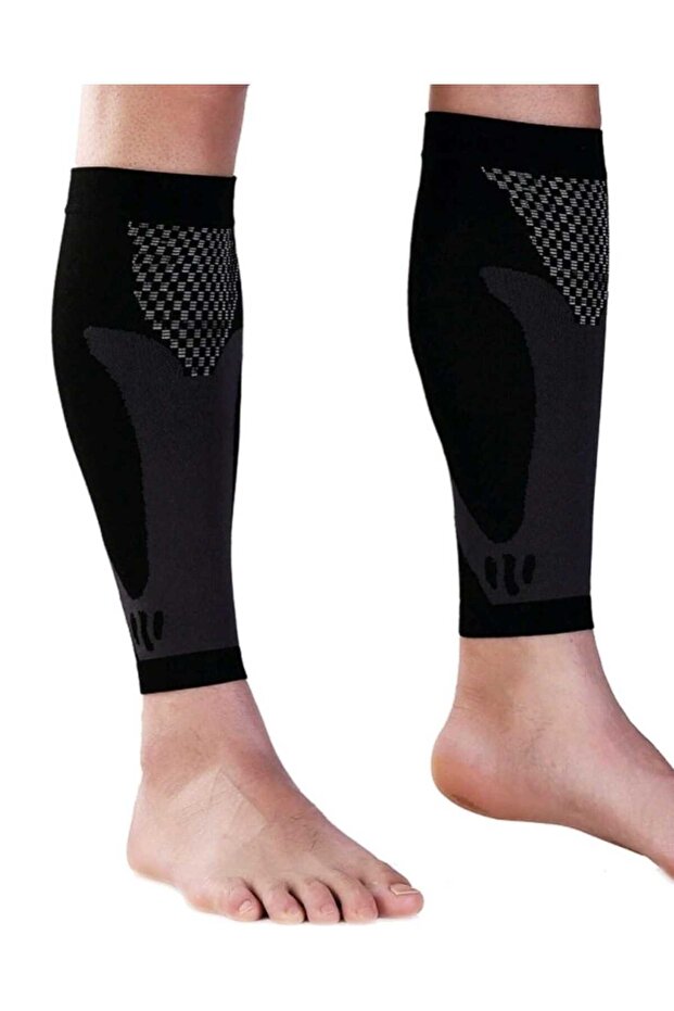 2-piece calf compression brace - 1