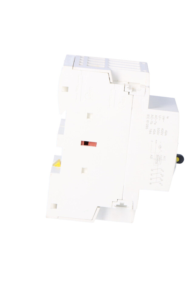 Modular contactor with manual control, rail mounting, 40A, 4NO contacts, ST4040M - 4