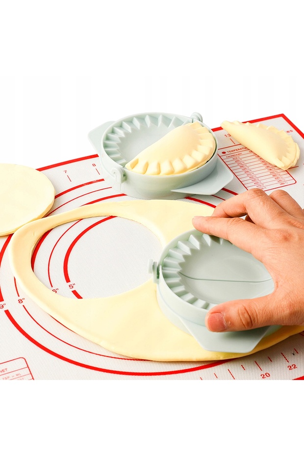2-in-1 DUMPLING MACHINE CIRCLES Dumpling Cutter ABS - 2