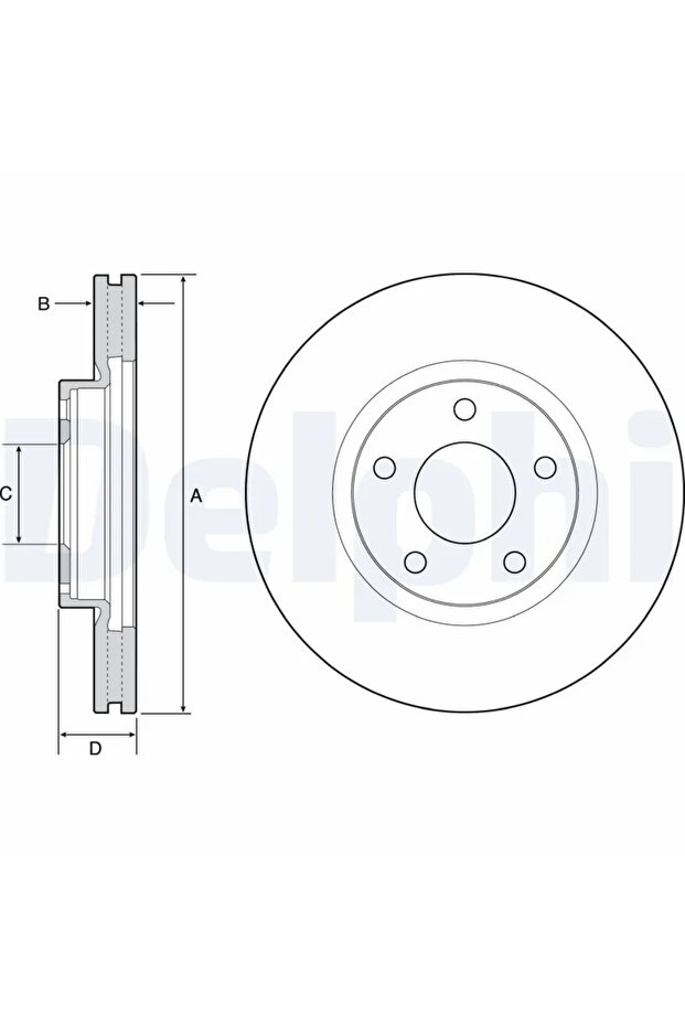 Спирачен диск Mazda 6/Cx-5 - 1