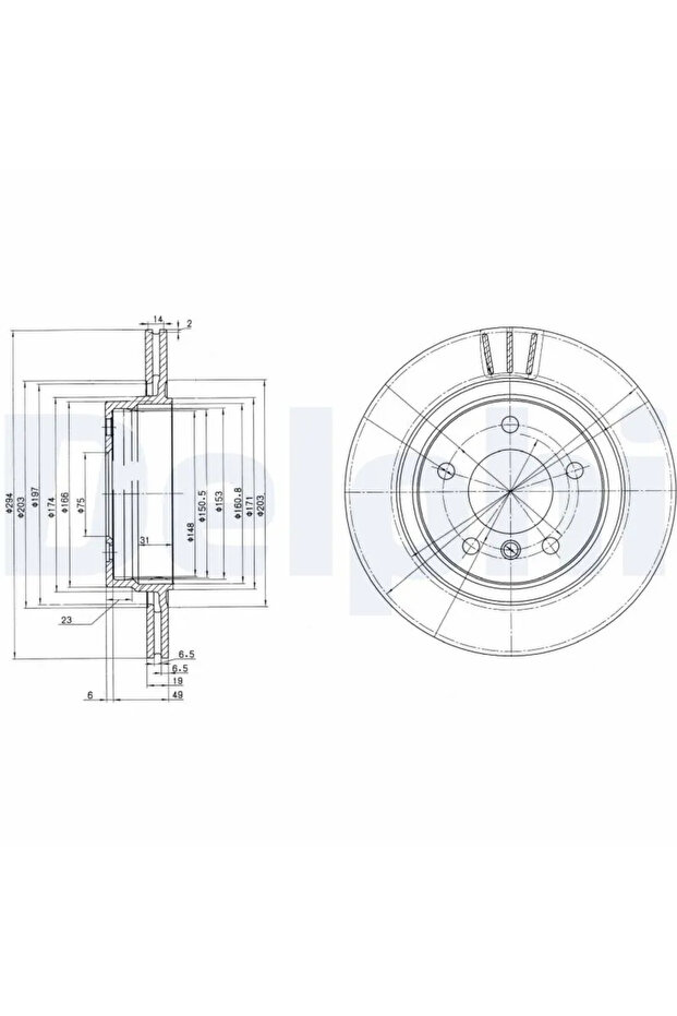 Спирачен диск BMW 3 - 1