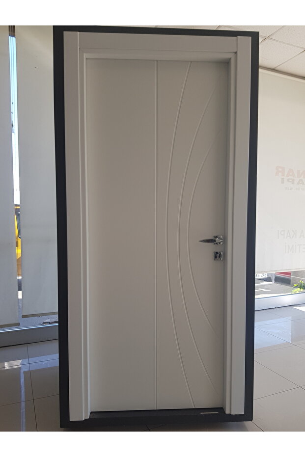 İMBAT model ODA, SALON, MUTFAK KAPISI Beyaz PVC Membran ( 204,5 X 86 X 10 ) - 8