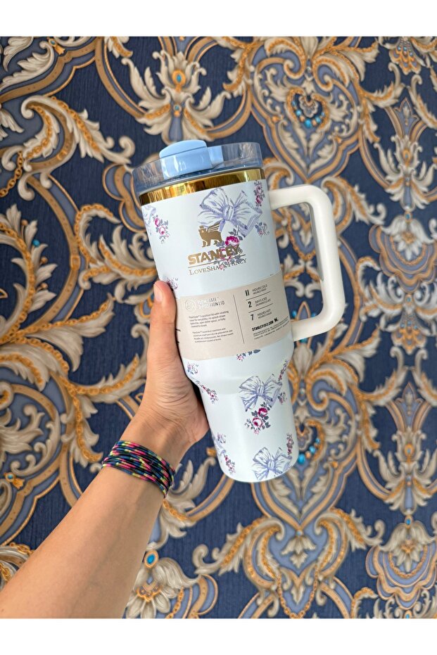 pipetli Quencher H2.0 Flowstat Paslanmaz Çelik Yalıtımlı Bardak 40 Oz 1,18 Lt Orchid - 3