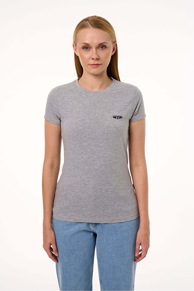 Women's T-Shirt - Samif Gray Melange