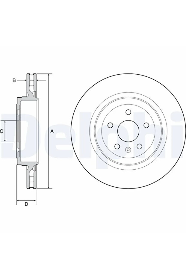 Tesla Model S Brake Disc - 1
