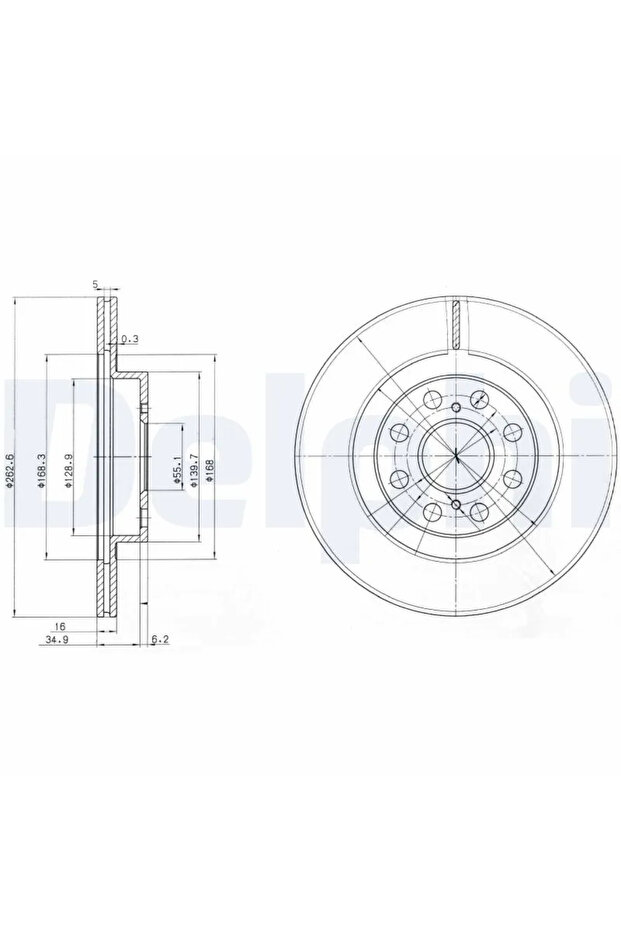 Спирачен диск Toyota MR2 3 - 1