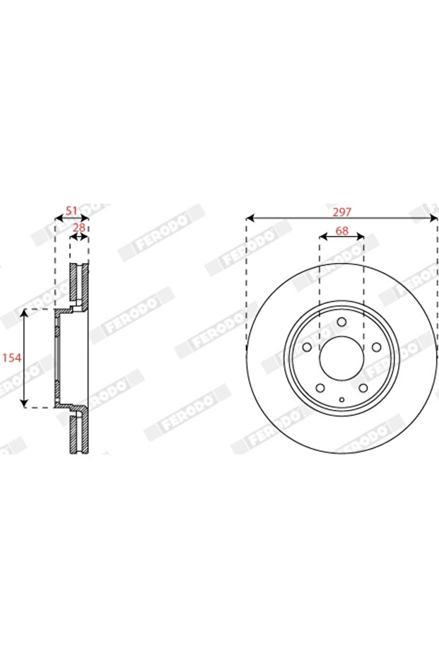 Спирачен диск Mazda 6/Cx-5 - 3