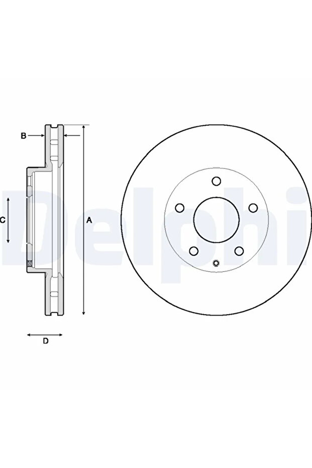 Спирачен диск за Mazda 3 - 1