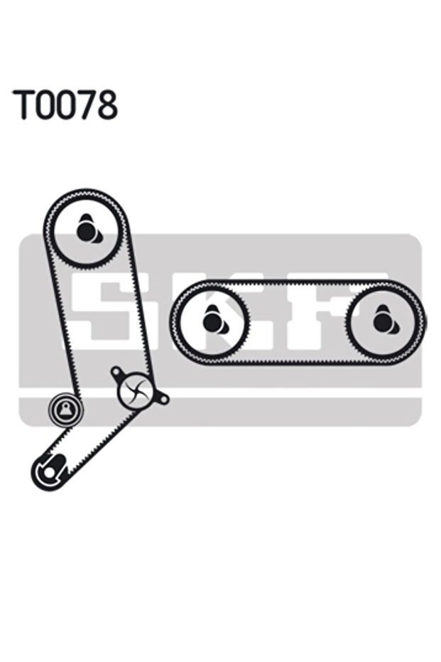 Timing belt set VW TRANSPORTER T4 bus 1990-2003 VKMA 01271 - 1