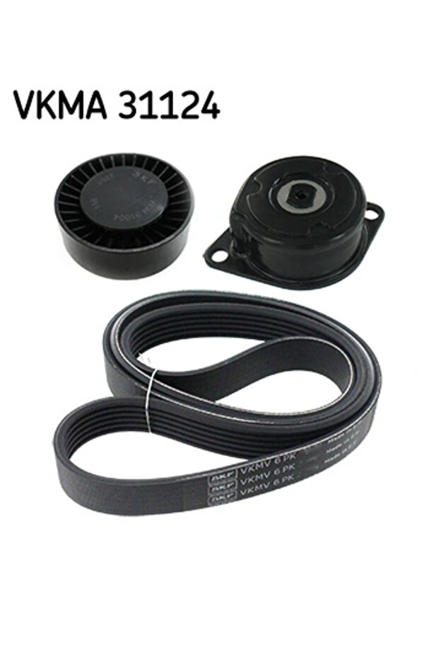 V-ribbed belt set VW TRANSPORTER T4 bus 1990-2003 VKMA 31124 - 1