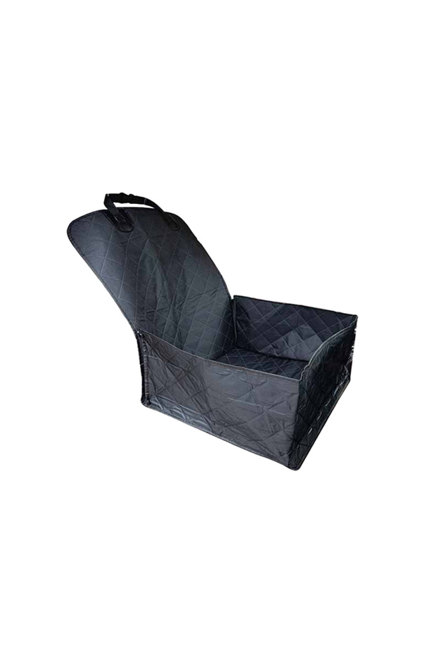 Black 1PC Winter Oxford Cloth Pet Dog Mat, Front Passenger Car Pet Mat, Cat And Dog Seat Mat, Stain-