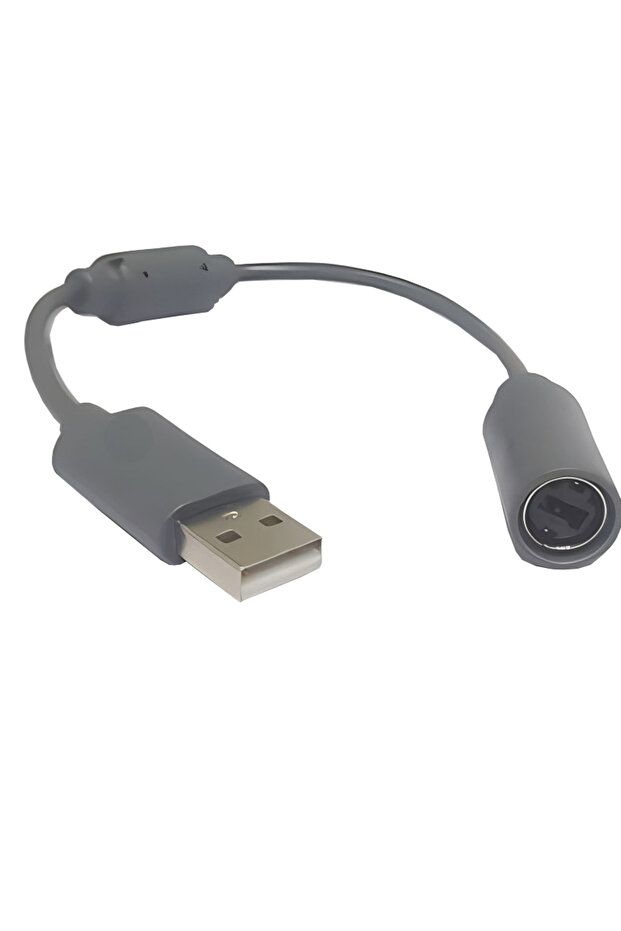 كابل مقسم USB لوحدة تحكم Xbox 360 رمادي ثقيل، سلك فصل USB، محول تحويل مشغل الألعاب