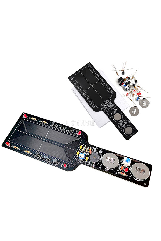 DIY Electronic Kit Handheld Simple Metal Detector Electronic Components Soldering Assembly School...