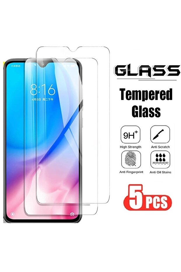 5Pcs Tempered Glass For Mi 9 5Pcs Tempered Glass For Mi 8 Lite 9 SE Mi8 Mi9 Pro Mi 6 6X A2 lite Ma