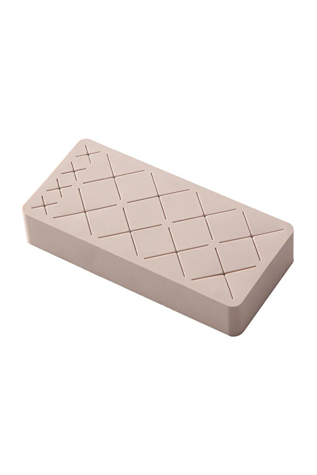 S-PINK New Style Desktop Organizer Silicone Lipstick Storage Rack Cosmetic Makeup Box Eyebrow Pencil